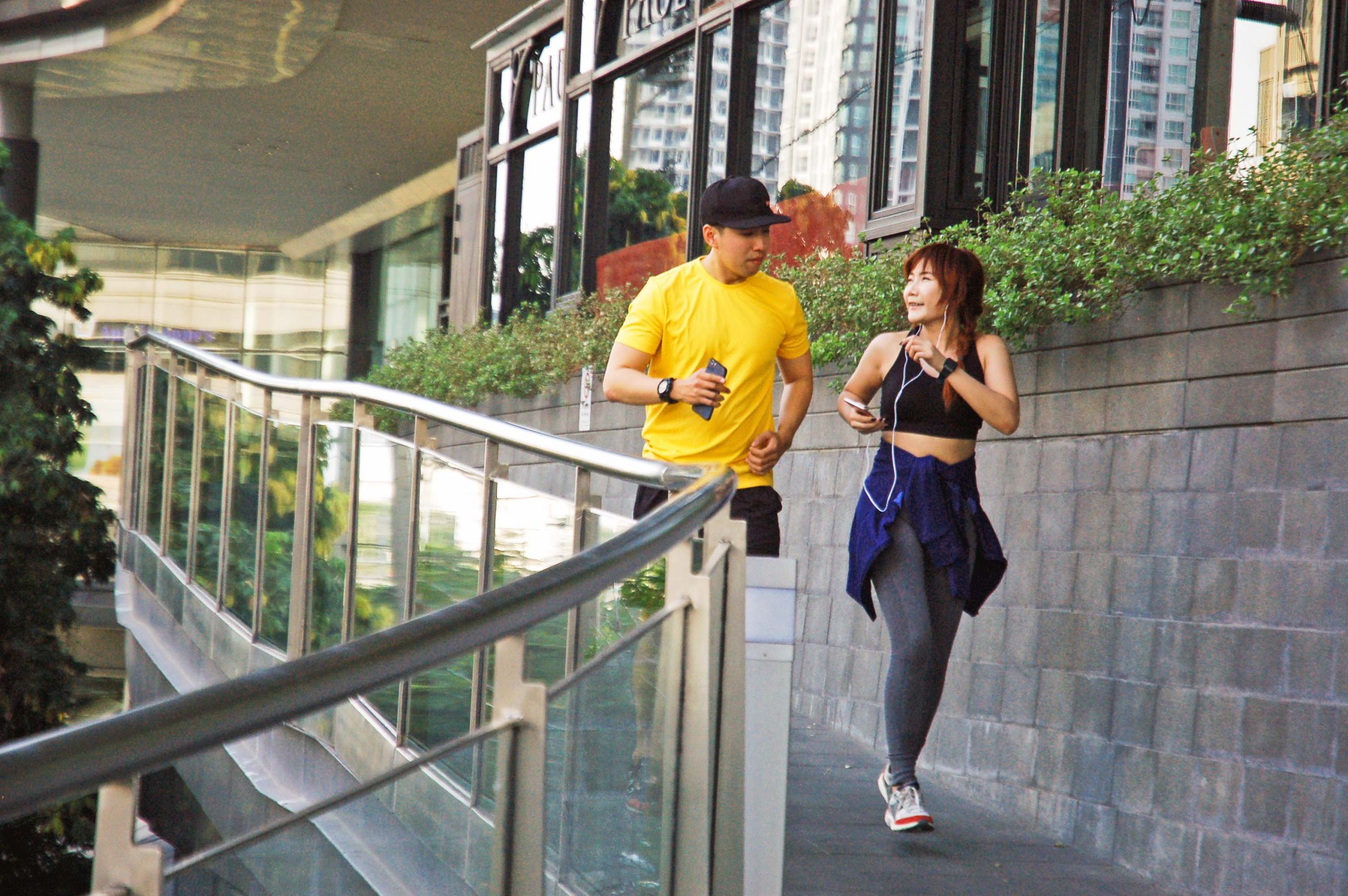 Get some fresh air while getting in a good workout, it's a win-win.