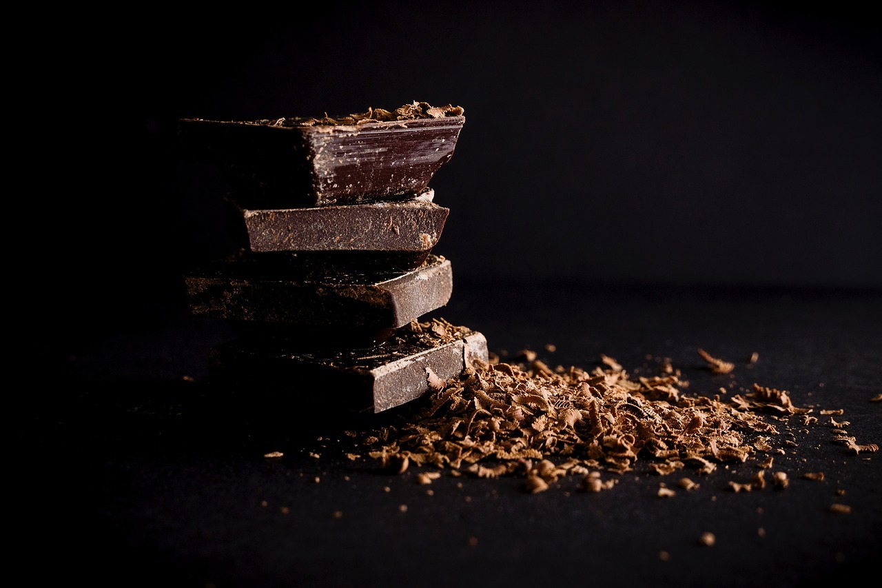 Dark chocolate is anti-aging because of its antioxidants, which builds your skin's protection against UV radiation.