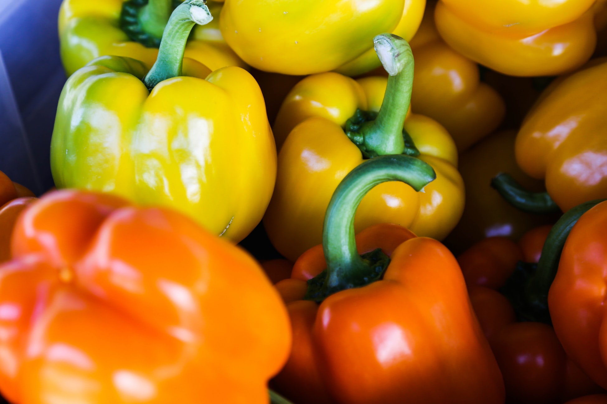 Bell peppers are full of skin-boosting vitamins and nutrients.