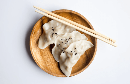 Have steamed dumplings instead of fried ones for something healthier.