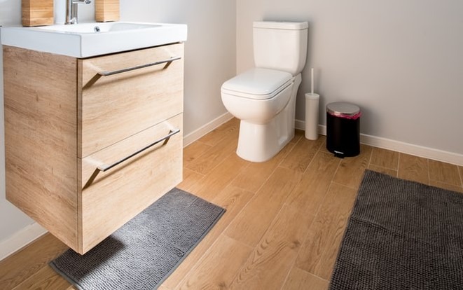 Your bath mat is a haven for germs and dirt.