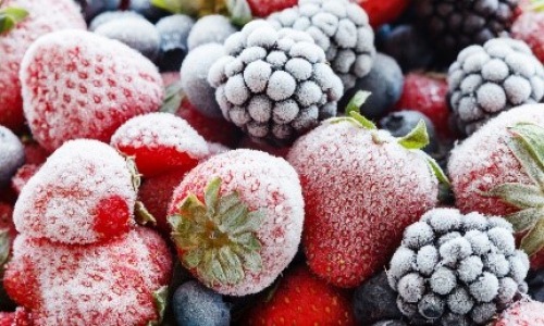 Frozen fruits are easy to prepare and delicious in the hot weather