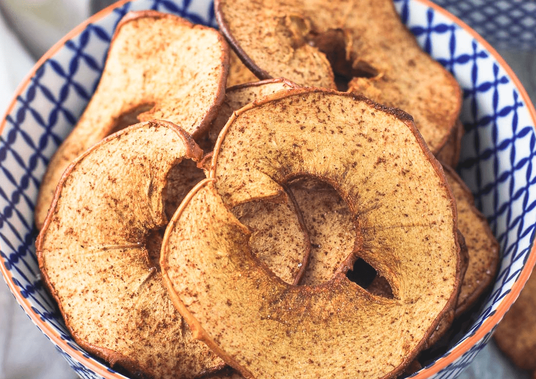 Try baked apple chips instead of potato chips
