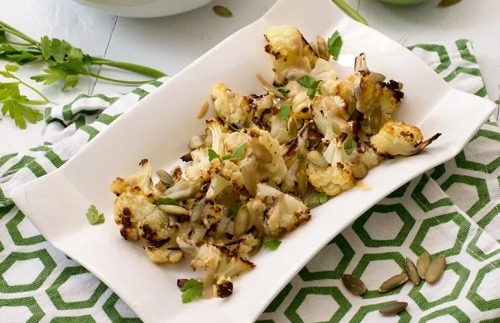 If you have more time, prepare some cauliflower tahini for a satisfying healthy snack