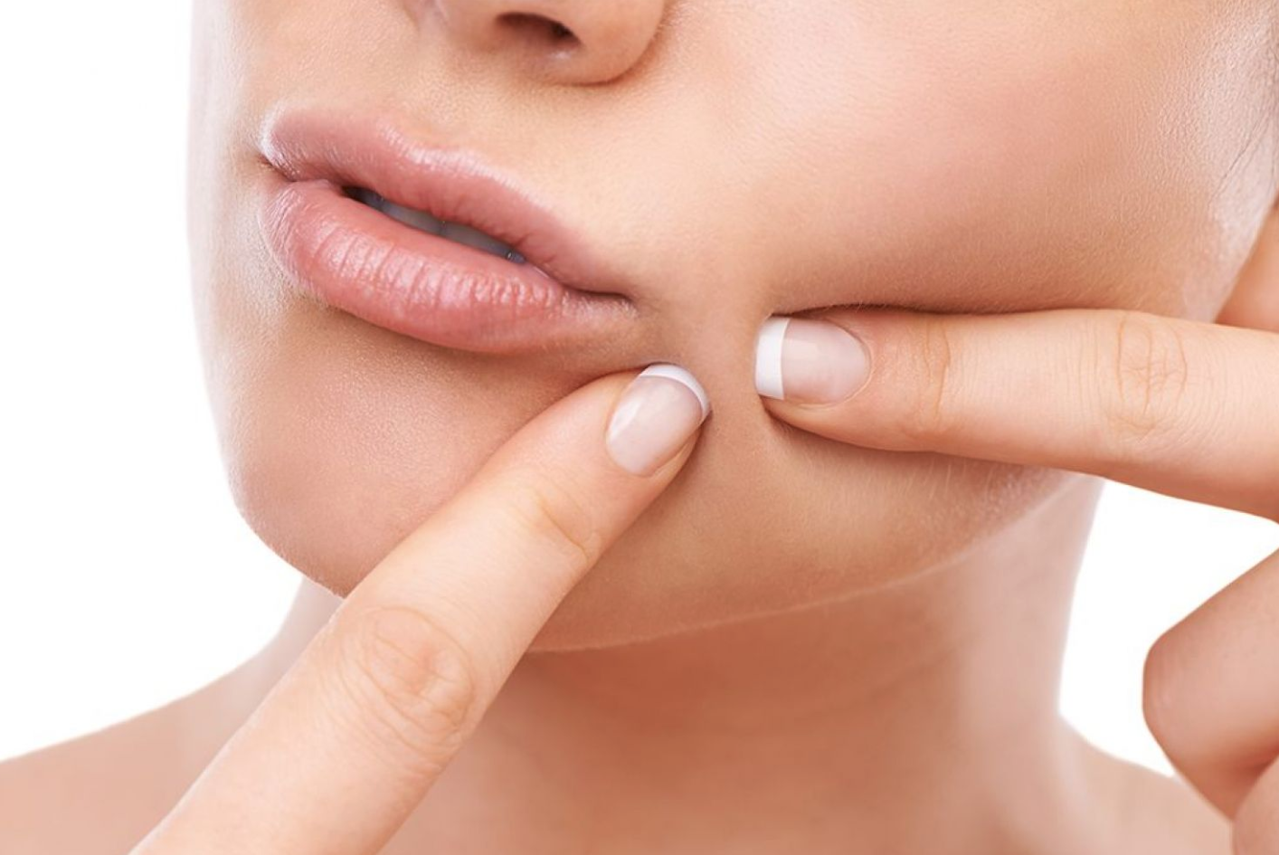 Fight the urge to pop your pimples.