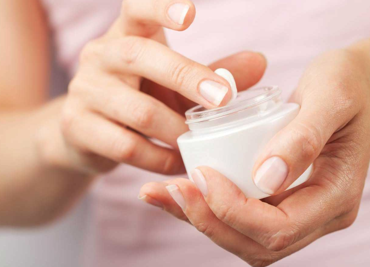 Using a moisturiser can go a long way, especially if you have dry skin.