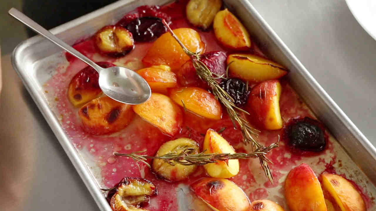 Try roasting fruits for a delicious dessert!